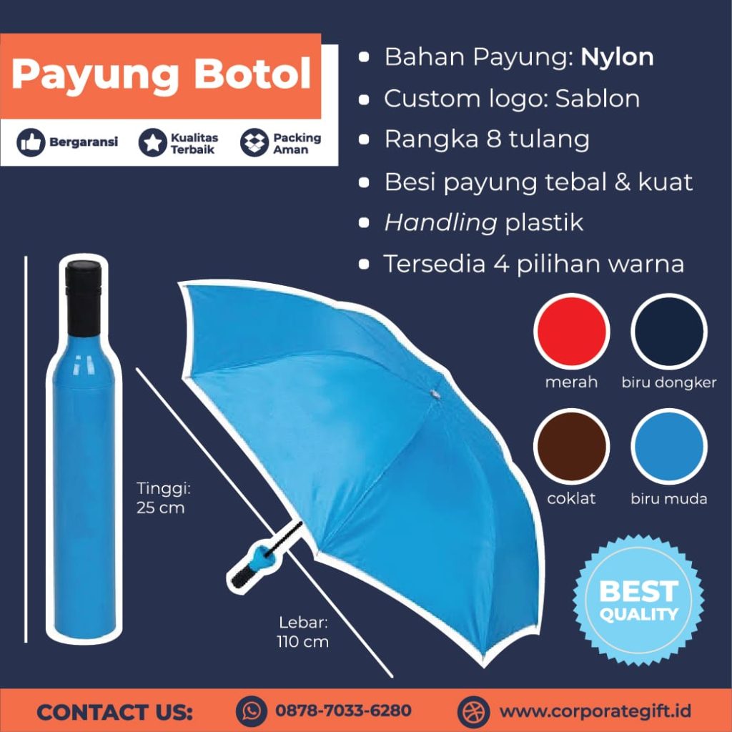 Payung Botol Custom