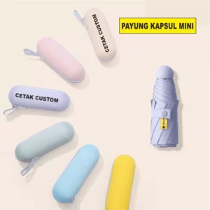 Payung Lipat Capsule Mini Anti Uv Portabel